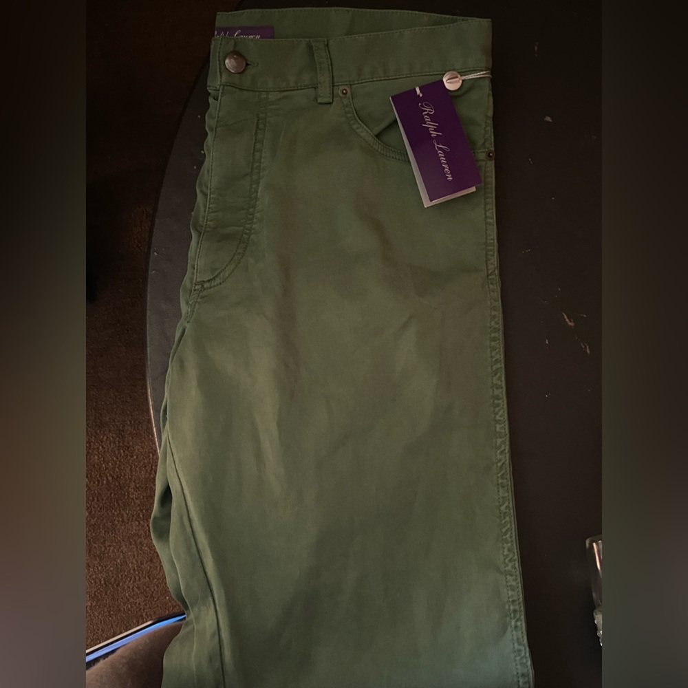 Ralph Lauren Spring AVCD Green skinny jeans